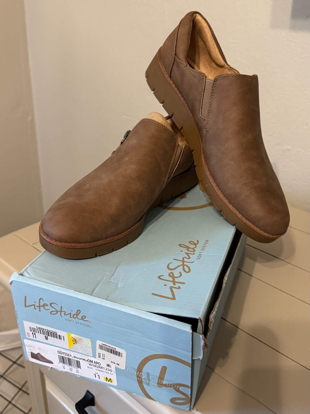 Life Stride Women’s Slip-On Casual Shoe - Brown